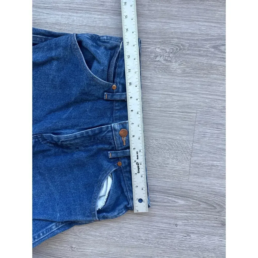 Wrangler 13MWZBP Cowboy Cut Jeans Mens 16 Blue Western Straight Leg Denim